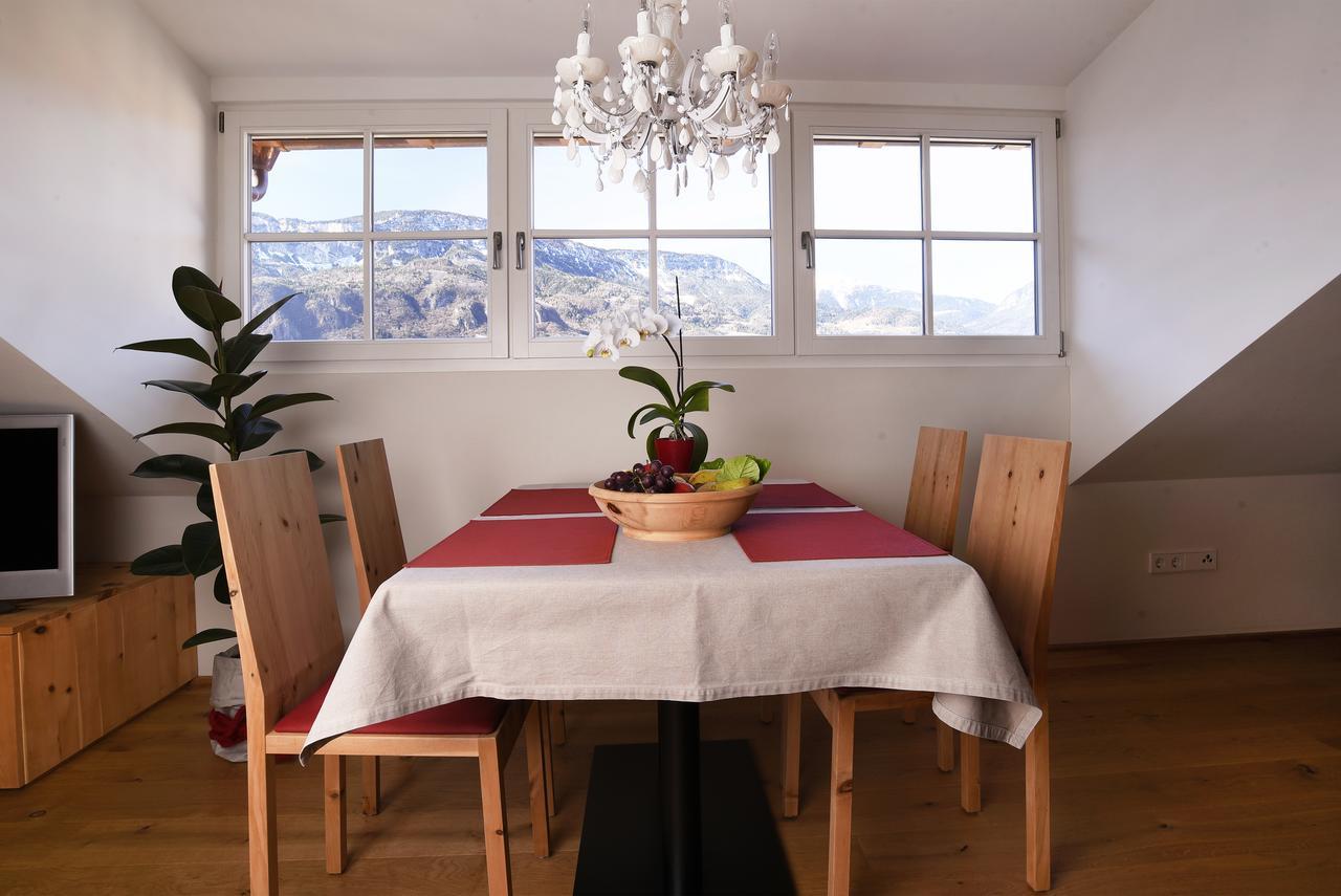 Ferienwohnung Biobauernhof Rosengartner Terlan Exterior foto